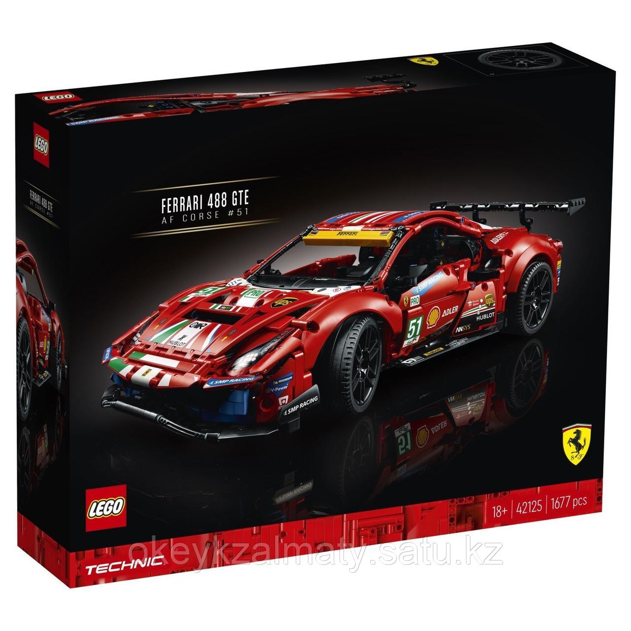 LEGO Technic: Ferrari 488 GTE AF Corse 51, 42125