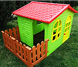Mochtoys детский игровой дом с забором Garden House, фото 3