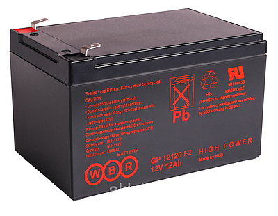 Аккумуляторная батарея для ИБП  WBR GP 12120 F2 (12В /12Ач)