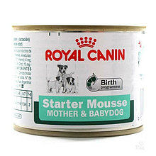 Royal Canin Starter Mousse, Роял Канин начальный корм для щенков, баночка 195гр.