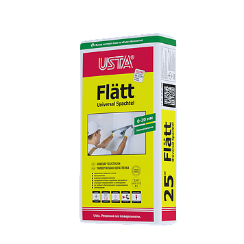 Шпатлевка гипсовая универсальная USTA Flatt 25 кг