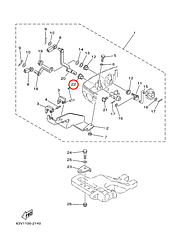 Втулка Ручки Yamaha Y 50-90 9038610009