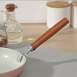 Сковородкодержатель, с деревянной ручкой из бука, 23 см, фото 4