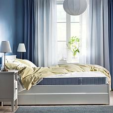 Матрас пружинный 140х200 ВЕСТМАРКА жесткий/голубой ИКЕА, IKEA, фото 2