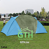 Двухкомнатная палатка с тамбуром Tuohai-1456 450х220х200 см. Доставка., фото 2