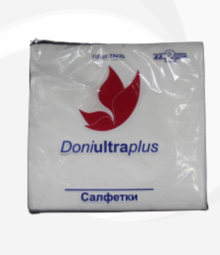 Салфетки "Doni" сервировочные/белые/33*33/Бум000106, фото 1