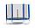 Батут каркасный DFC Trampoline Fitness с сеткой 14ft синий, фото 4
