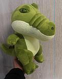 Мягкая игрушка крокодил зеленый крокодил, фото 6