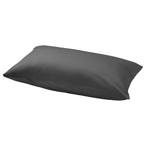 Наволочка НАТТЭСМИН темно-серый 50x70 см ИКЕА, IKEA, фото 2