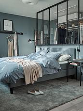 Пододеяльник и 2 наволочки КОППАРБЛАД темно-синий 150x200/50x70 см ИКЕА, IKEA, фото 3