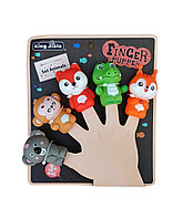 Набор игрушек на пальцы Пальчиковый театр "Лесные зверушки" кукольный театр Finger Pupper