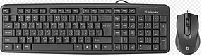 Комплект проводной клавиатура+мышь Defender Dakota C-270 RU, черный