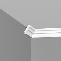 Плинтус потолочный Галтели из пенополистирола Plintex В20/25 высота 20 мм, ширина 25 мм