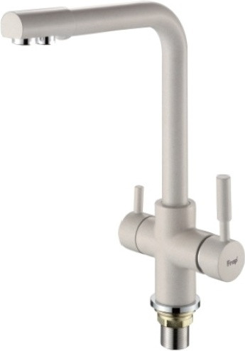 Смеситель для кухни FRAP H52 F4352-24 c подключением к фильтру (молочный матовый)