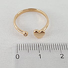 Кольцо из золочёного серебра с фианитом SOKOLOV позолота 93010863 размеры - 15 16 17 18, фото 3