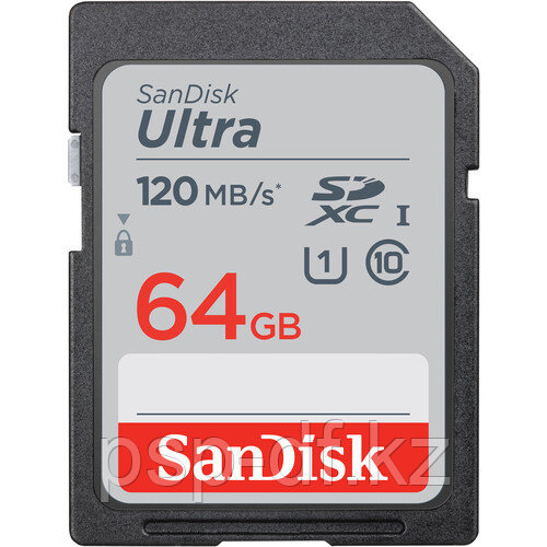 Карта памяти SanDisk Ultra SDXC UHS 64Gb 140 MB/s