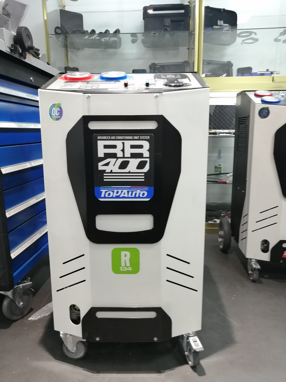 TopAuto RR400 Станция автоматическая для заправки автомобильных кондиционеров (Италия), фото 1