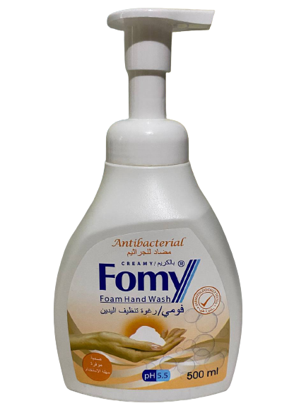 Пена мыло для рук антибактериальная с кремом FOMY 500 мл (Турция) - фото 2 - id-p92519362