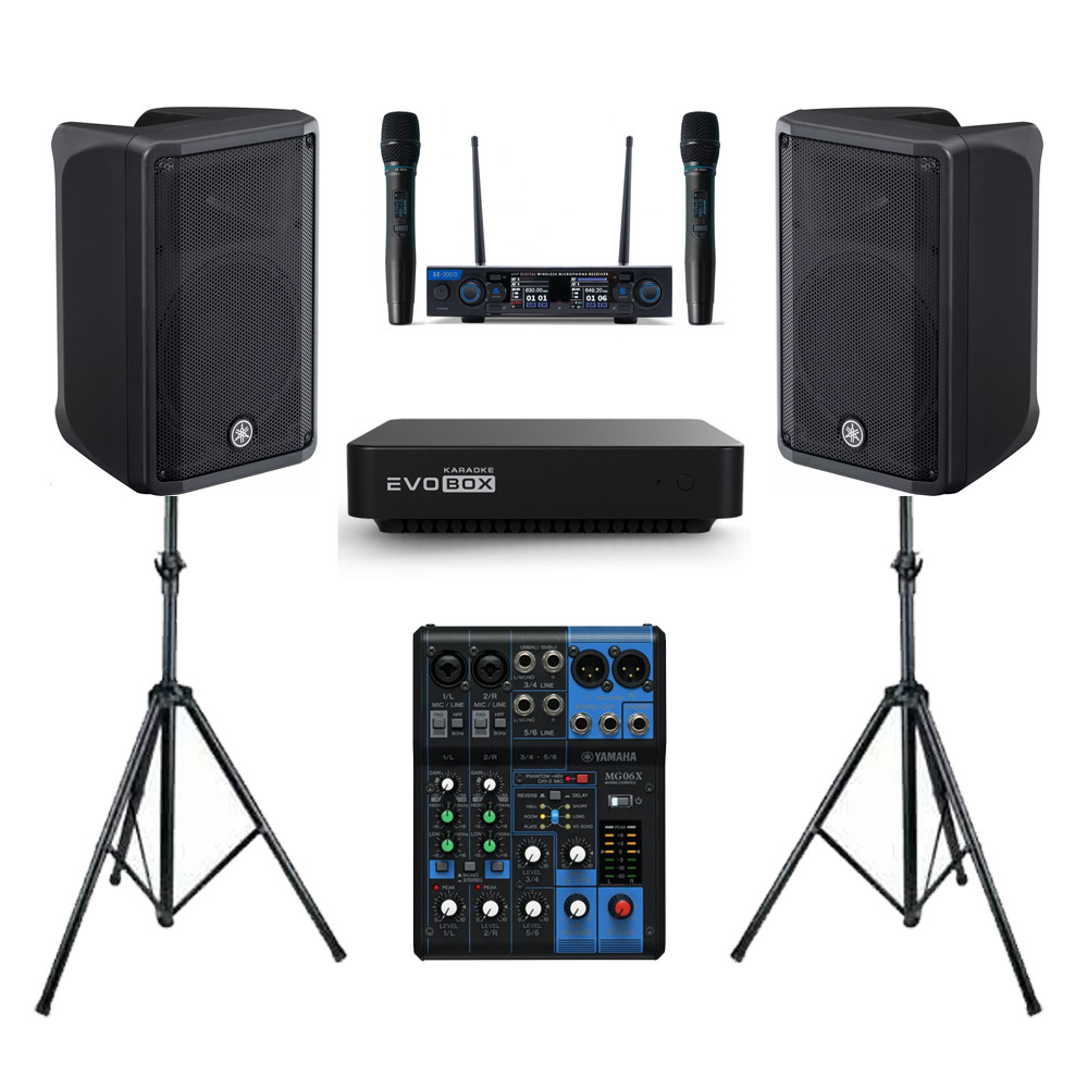 КОМПЛЕКТ КАРАОКЕ EVOBOX PLUS+YAMAHA (DBR10)