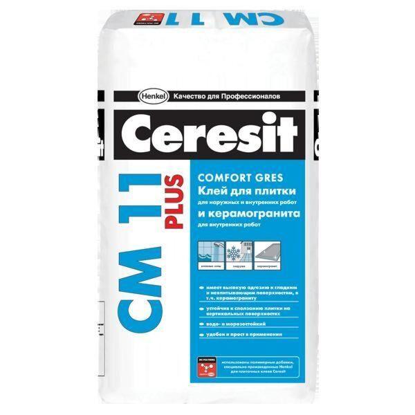 Клей Ceresit CM 11 Plus для керамической плитки 25 кг