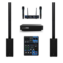 КОМПЛЕКТ КАРАОКЕ EVOBOX PLUS +TURBOSOUND IP1000