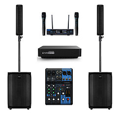 КОМПЛЕКТ КАРАОКЕ EVOBOX PLUS +RCF EVOX J8 Active 12