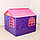 Детский игровой домик со шторками, DOLONI средний сиреневый, фото 2