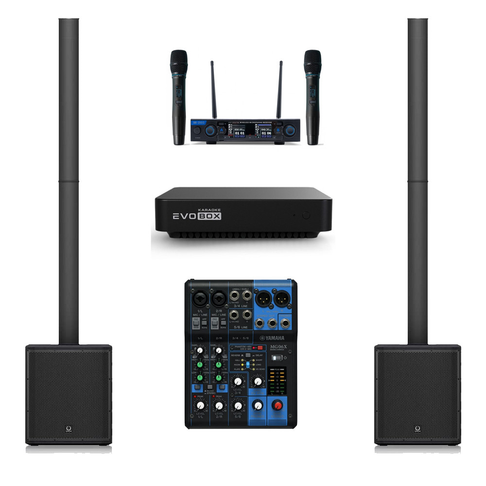 КОМПЛЕКТ КАРАОКЕ EVOBOX  - TURBOSOUND IP2000