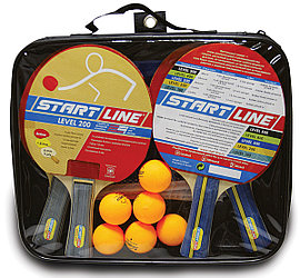 Набор 4 р-ки Level 200, 6 мяча Club Select, Сетка с креплением, упаковано в сумку на молнии с ручкой