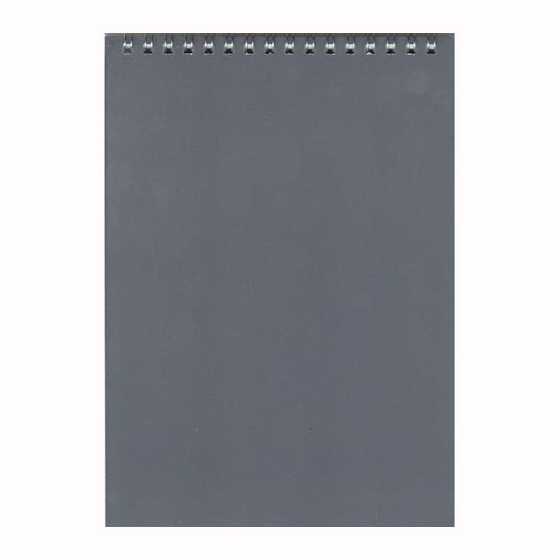Блокнот А5 BG на гребне сверху, в клетку, 60л., "Для Конференций" Серый ...