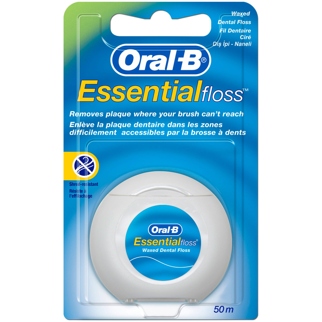 Зубная нить ORAL-B Essential Floss Waxed 50м