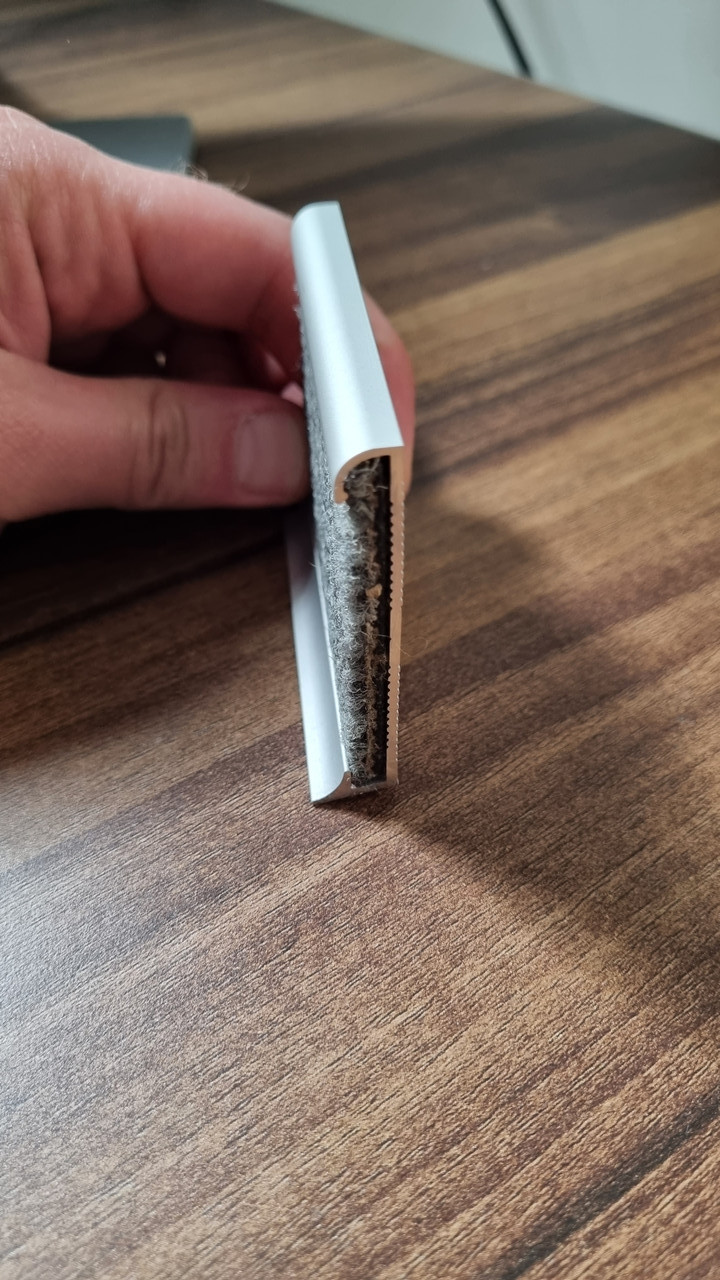 Плинтус алюминиевый для ковровой плитки и ковролина 60x13 мм: продажа ...