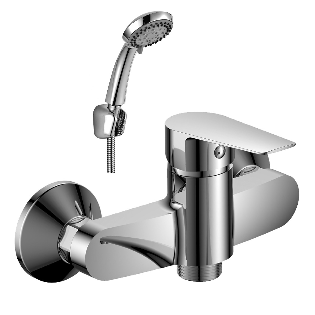 Смеситель Rossinka Silvermix S35-41 для душа