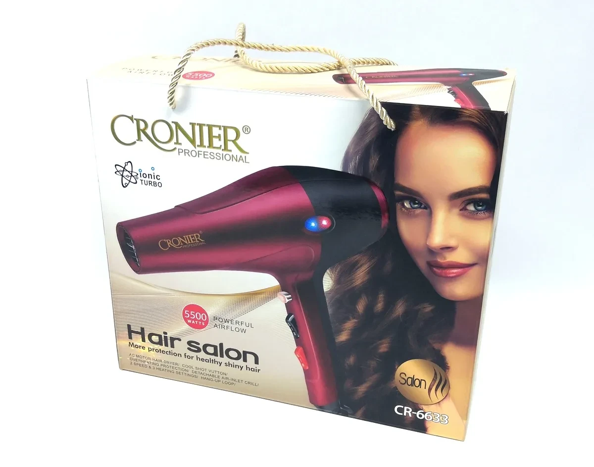 Профессиональный Фен для волос CRONIER - фото 4 - id-p97911878