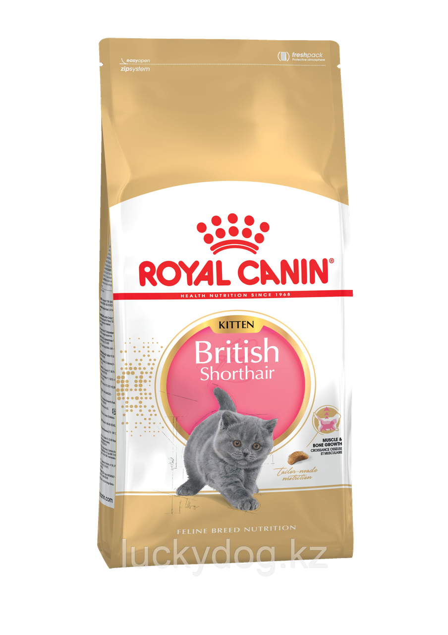 Royal Canin Kitten British Shorthair (2кг) Сухой корм для котят британской короткошерстной