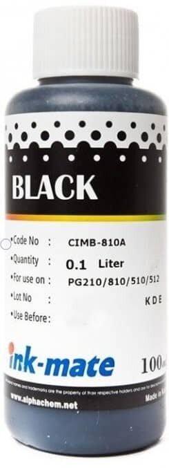 Чернила пигментные Ink-Mate CIM-810A Black для картриджей Canon PG-510/512 100мл - фото 1 - id-p97916516