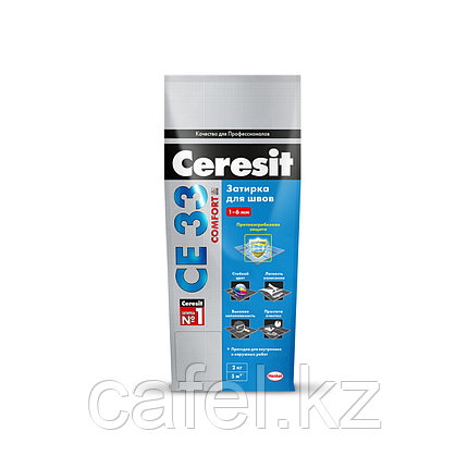 Затирка для швов плитки Ceresit CE 33 Comfort - черный, фото 4