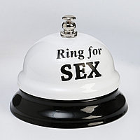 "Ring for a sex" үстел үсті қоңырауы, 7,5х7,5х6,5 см, ақ