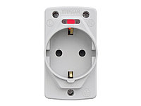 Розетка на DIN-рейку, с заземлением, 16А, 250В.