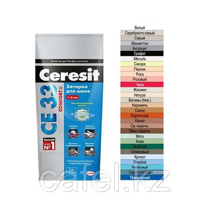 Затирка для швов плитки Ceresit CE 33 Comfort - графит, фото 2