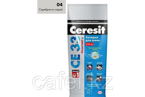 Затирка для швов плитки Ceresit CE 33 Comfort - серебристо-серый, фото 2