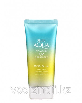 Солнцезащитная эссенция "Skin Aqua Tone Up UV Essence SPF50 +" Rohto, 80 гр