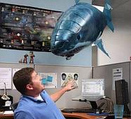 Игрушка летающая на радиоуправлении «Акула-Каракула» Air Swimming Fish, фото 4