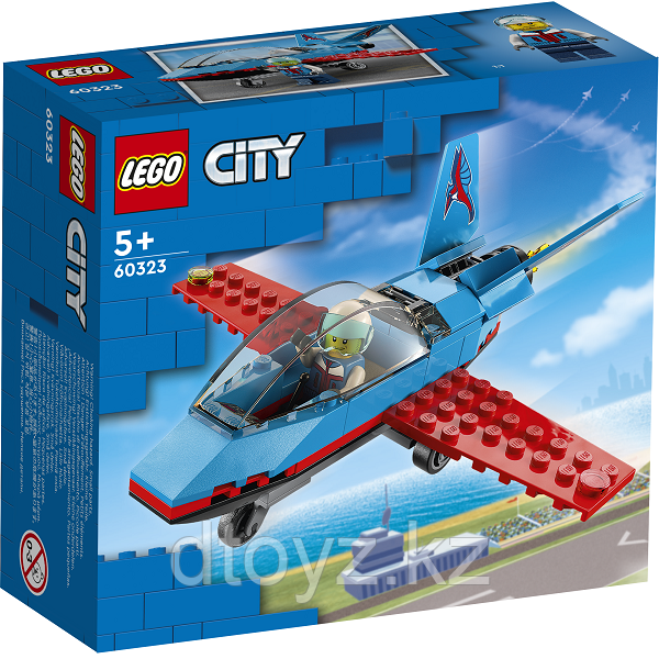Lego City 60323 Great Vehicles Трюковый самолёт - фото 1 - id-p97966074