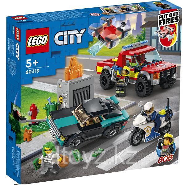 Lego City 60319 Пожарная бригада и полицейская погоня - фото 1 - id-p97966127