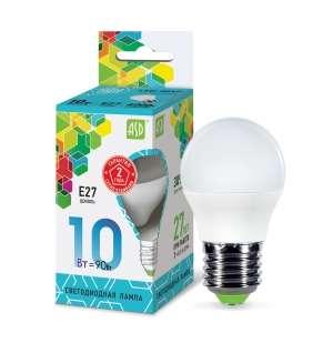 Лампа светодиодная LED-шар-standard 10Вт, E27 4000К