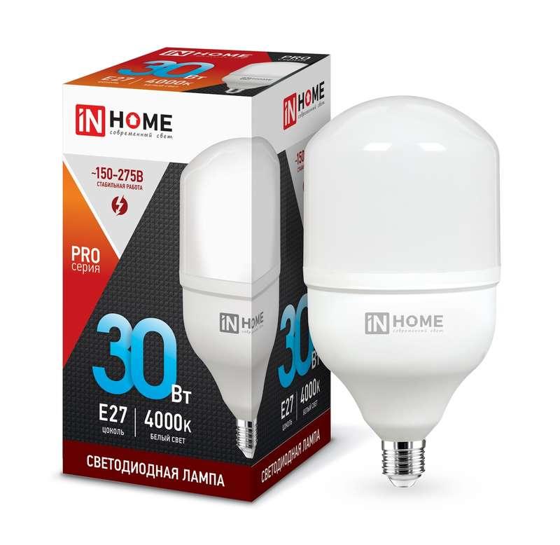 Лампа светодиодная LED-HP-PRO 30Вт, 4000К