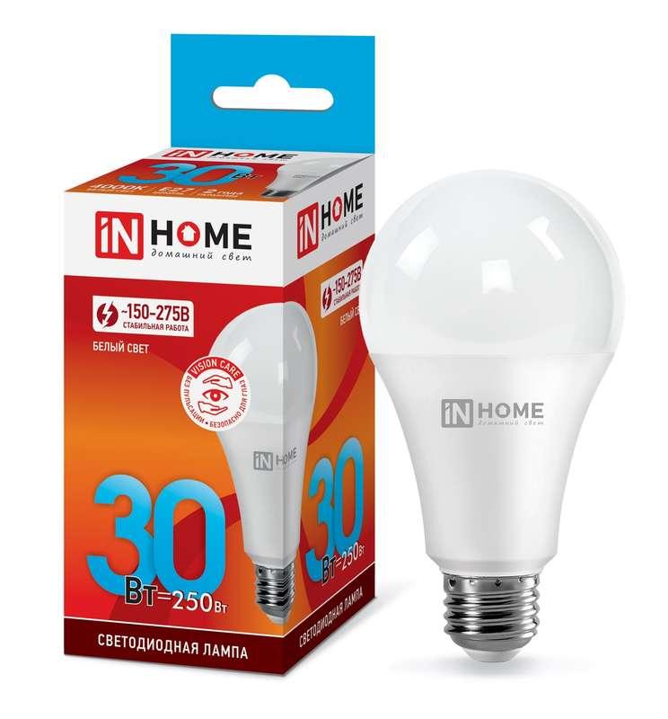 Лампа светодиодная LED-A70-VC 30Вт 230В E27 4000К 2700лм IN HOME