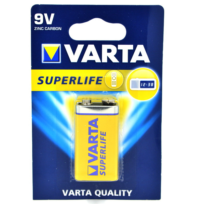 Батарейка Varta crona superlife 9V 6F22