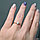 Золотое кольцо с бриллиантами 0.37C VS2/K,  Very Good - Cut, фото 6